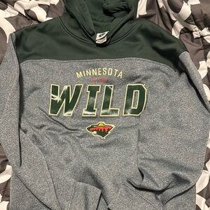 Minnesota Wild Green and Gray Hoodie